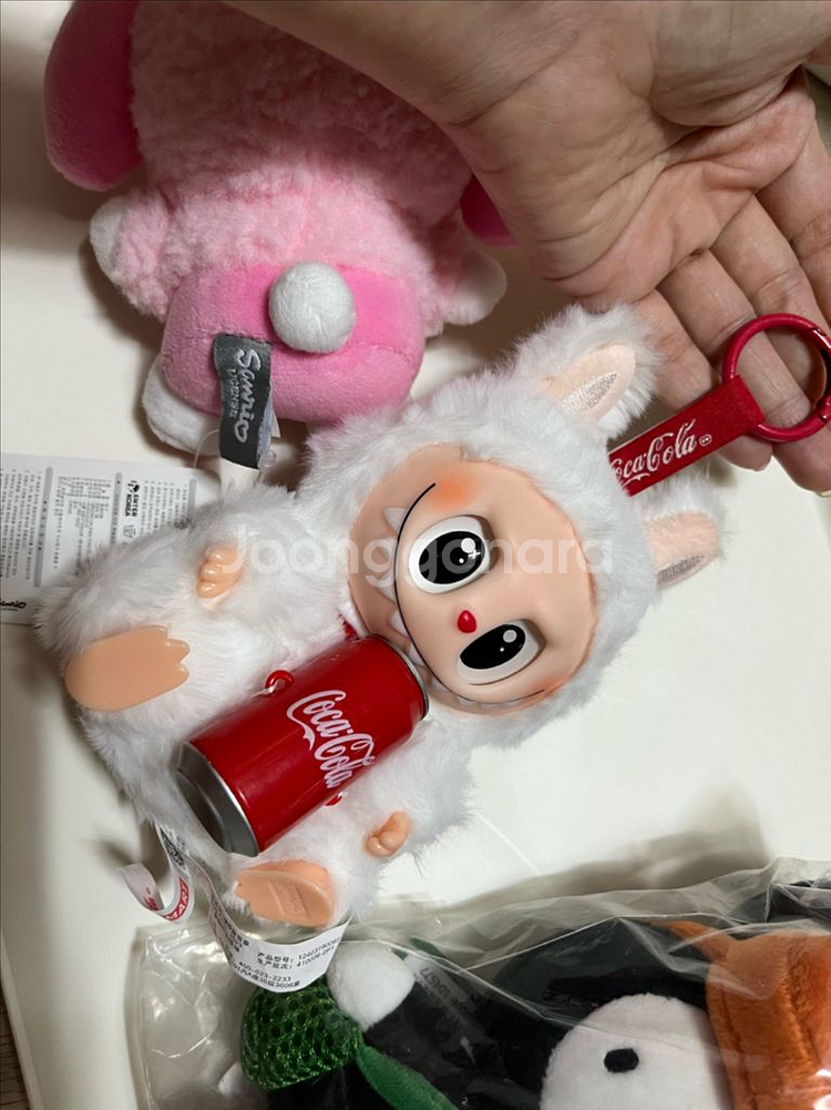 일괄~코카콜라 라부부 + 산리오 베어후드 마이멜로디 세--0