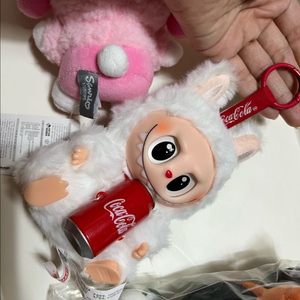 일괄~코카콜라 라부부 + 산리오 베어후드 마이멜로디 세