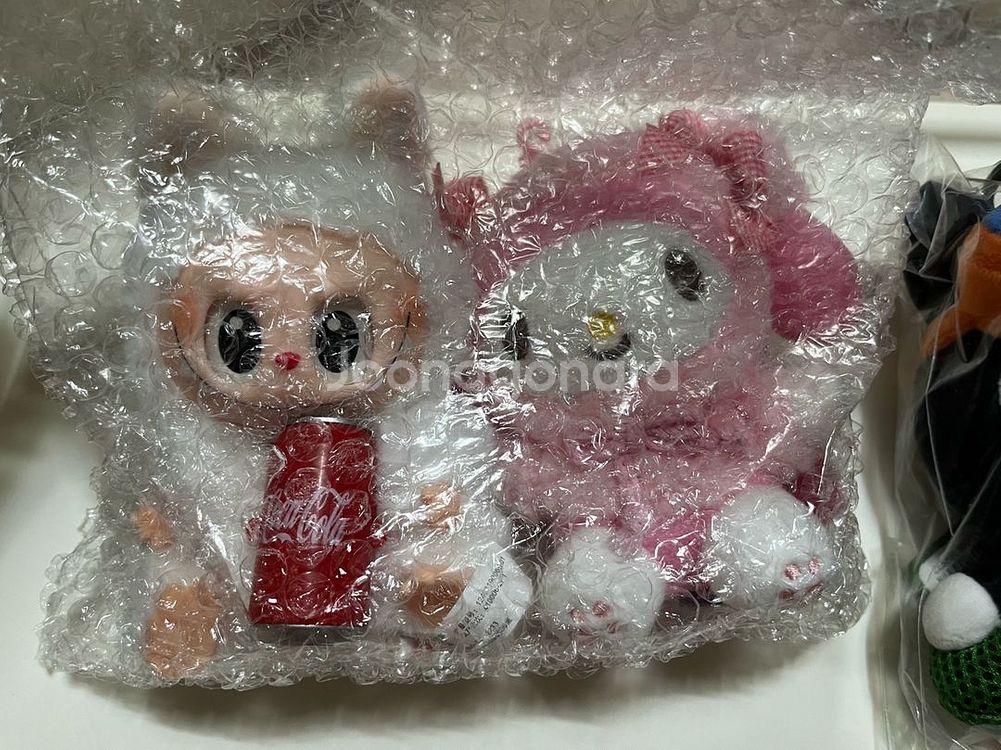 일괄~코카콜라 라부부 + 산리오 베어후드 마이멜로디 세--8