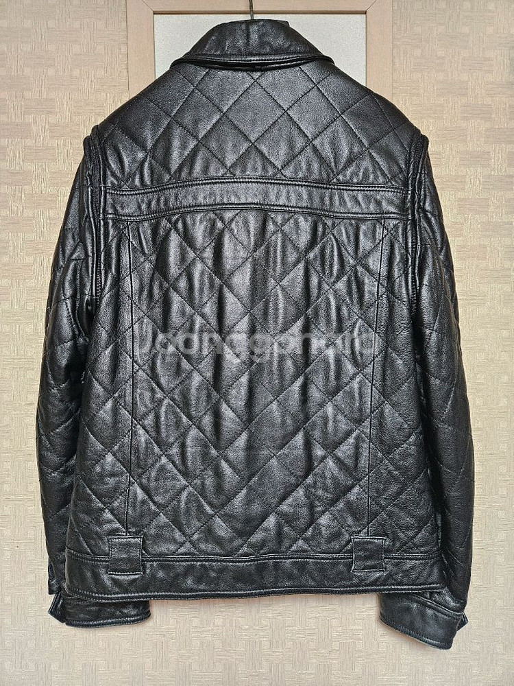 퀼팅 가죽 자켓--8