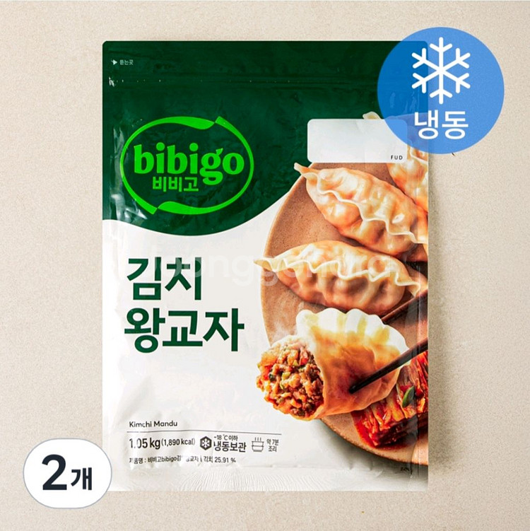 비비고 김치 왕교자 1.05kg 2개--0