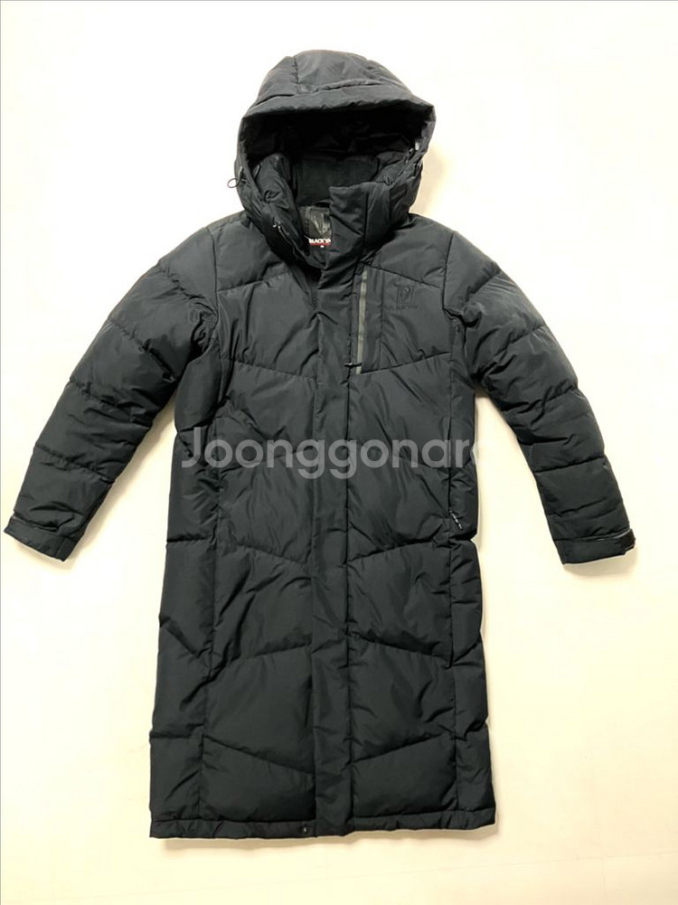 블랙야크 구스다운 롱패딩 여성,학생용--1