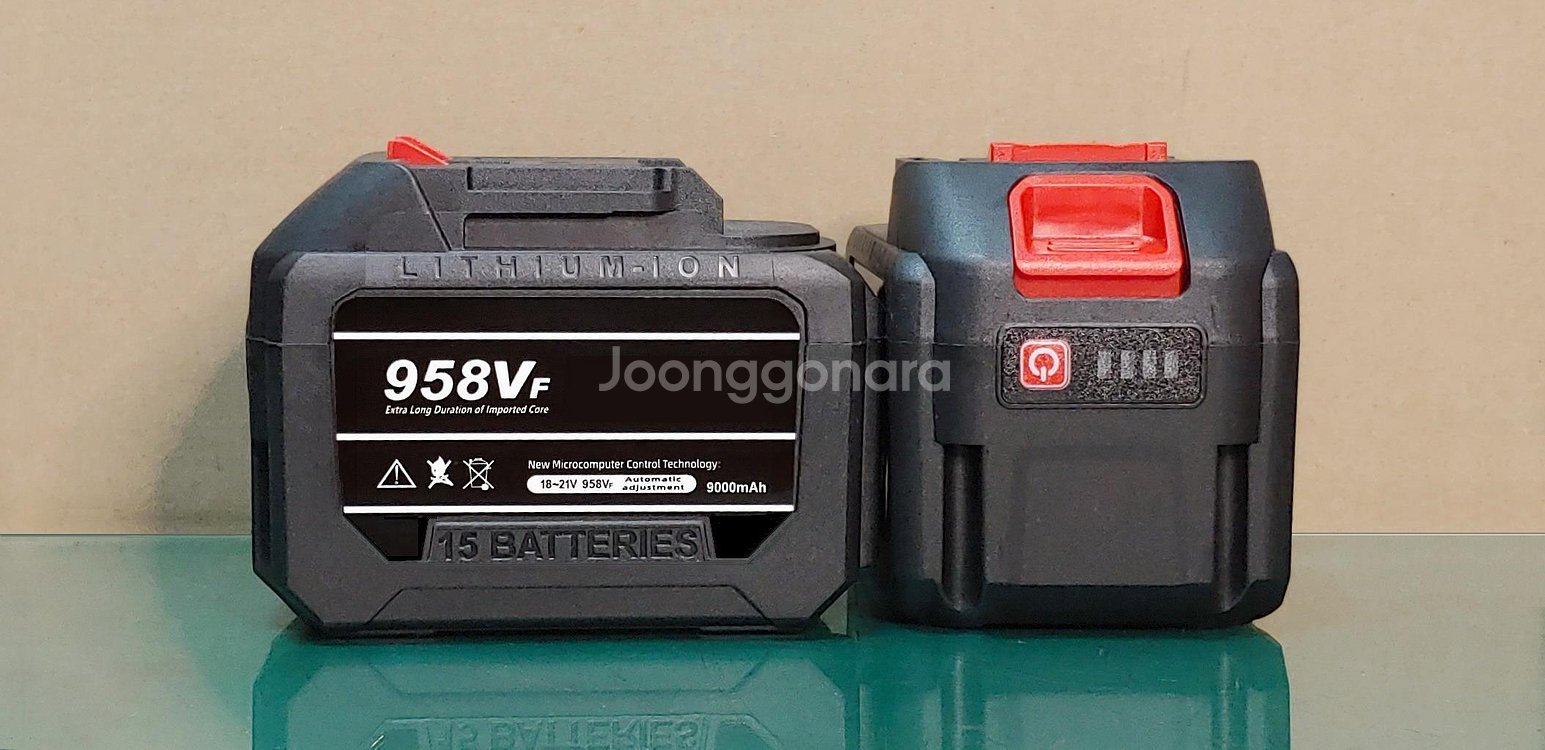 마끼다 배터리 958VF 18V 15셀 2개--0