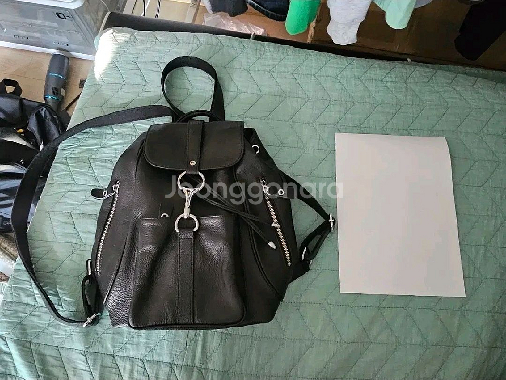 수제 소가죽 백팩 상태 A급--0