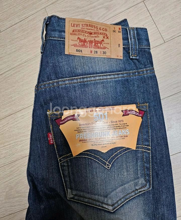 새상품 리바이스 501 와이드 팬츠 실사이즈29~30--1