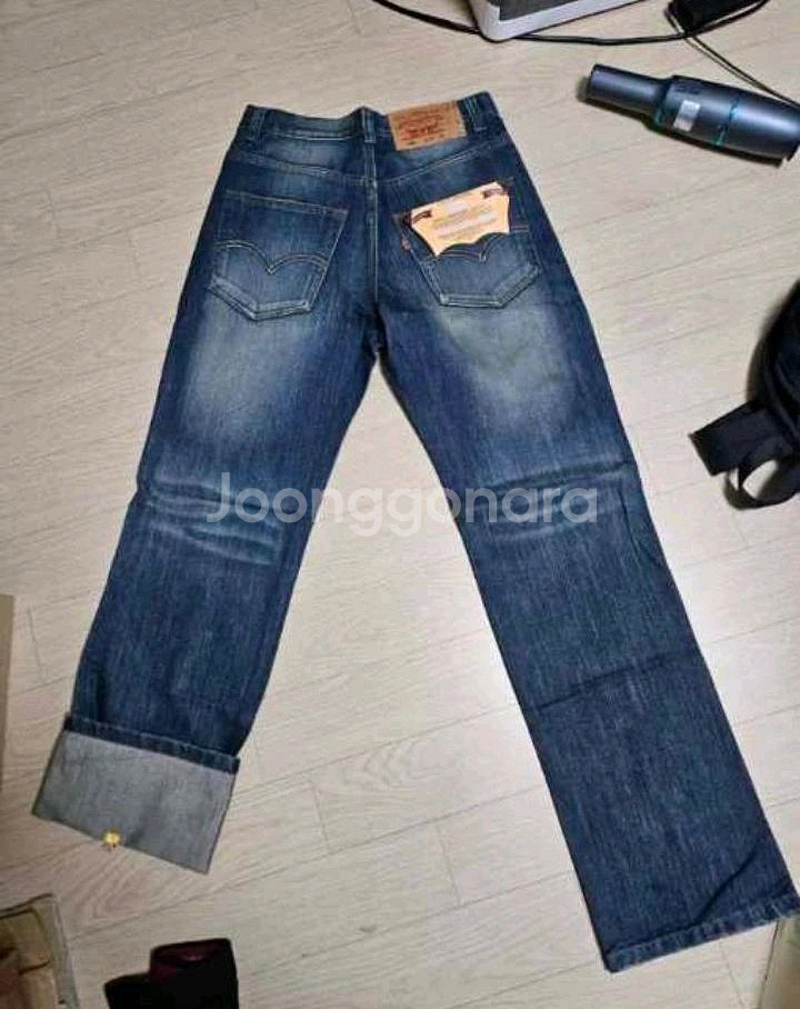 새상품 리바이스 501 와이드 팬츠 실사이즈29~30--2