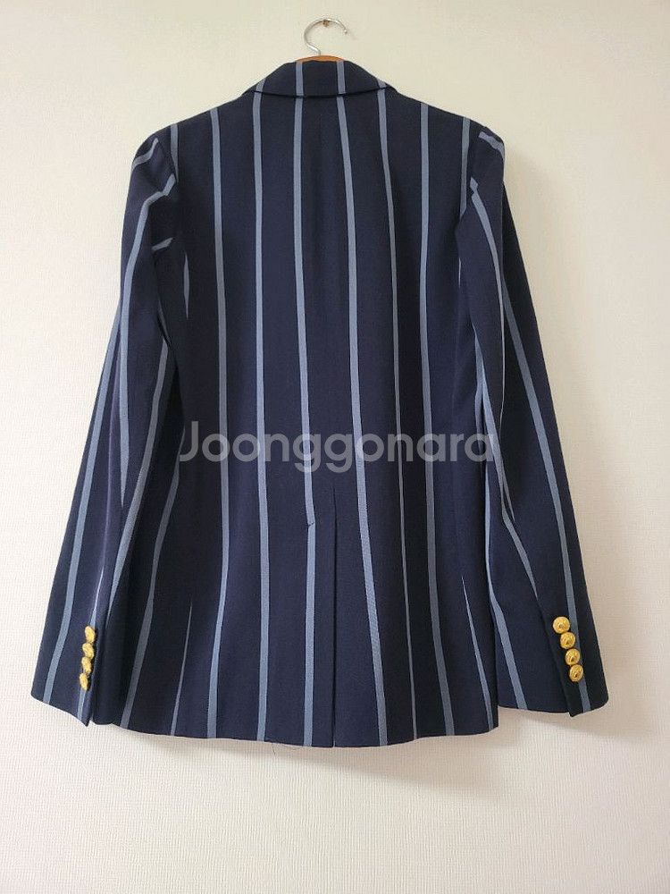 랄프로렌 스트라이프 네이비블레이져--5