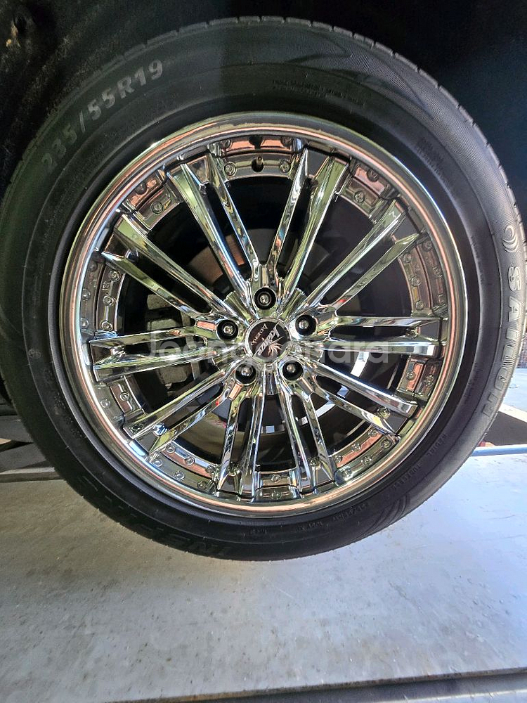 웨즈크란제 아쿠에르도 19인치 크롬휠 4개 팝니다--3