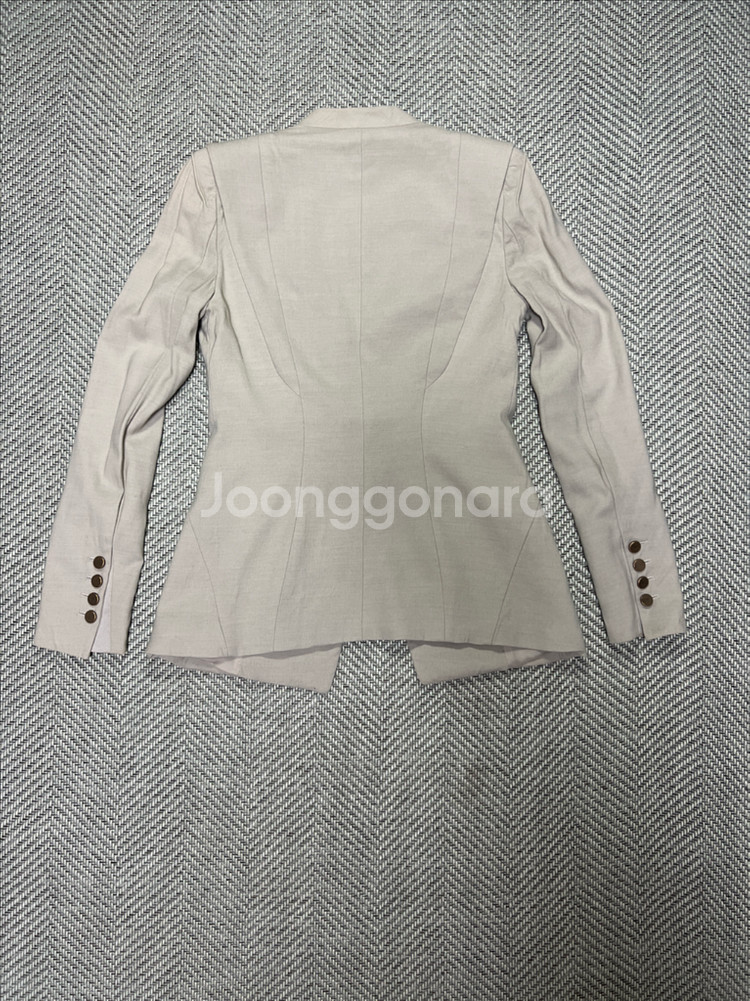 언니들만!!!한섬 마인 아이보리 블레이저 자켓--1