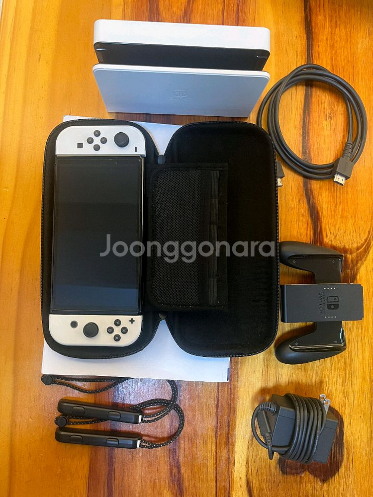 닌텐도 스위치 OLED 본체 + 게임 3종 세트--4