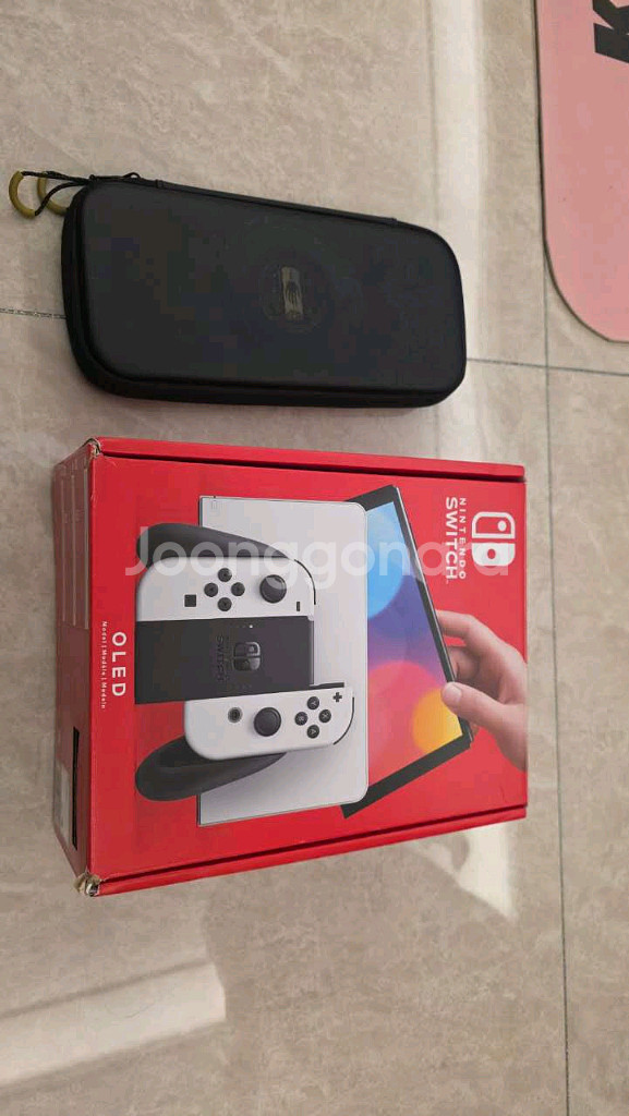 닌텐도 스위치 OLED 본체 + 게임 3종 세트--2