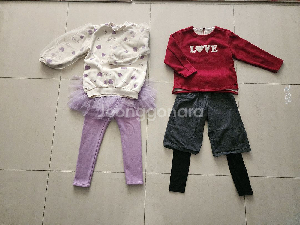 140ㅡ145사이즈 여아 겨울상하 두셋트 팔아요--0