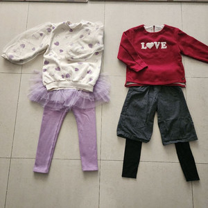 140ㅡ145사이즈 여아 겨울상하 두셋트 팔아요