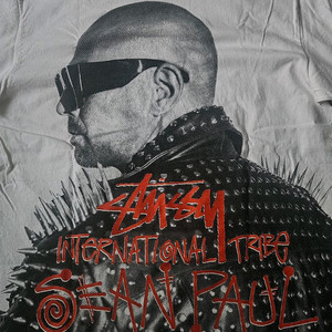 (L)스투시 & 션폴 콜라고 티셔츠