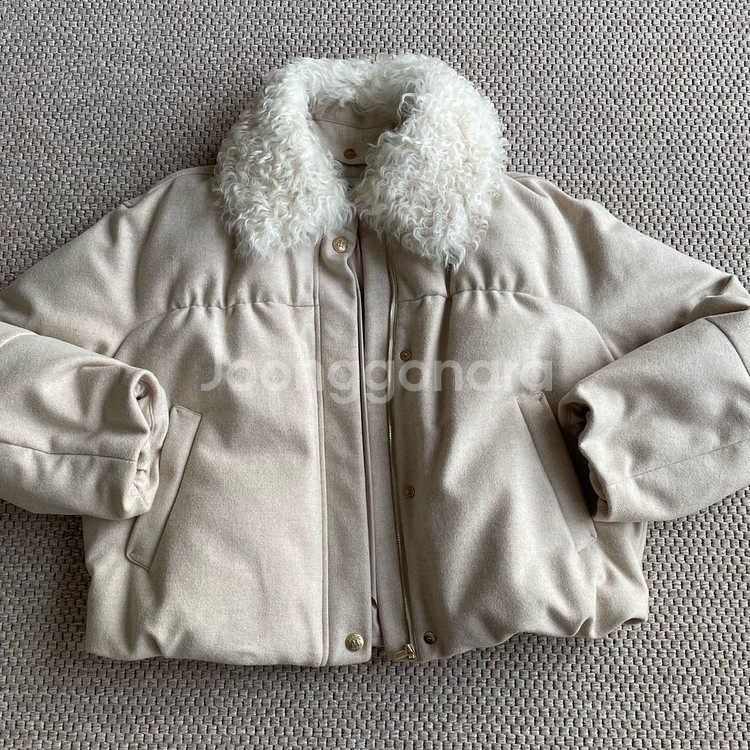 THE HANDSOME 마인 양모 숏패딩 88-98-165--0