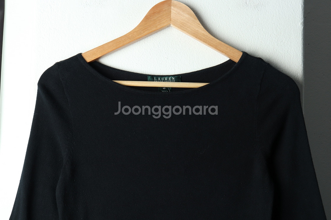 W(XS-S) 폴로 랄프로렌 니트 원피스 체크 한정판--2