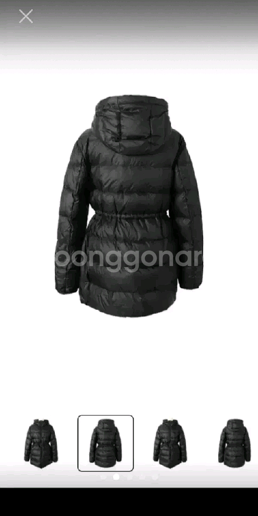 버버리 아스펜 구스패딩 L77~88--4