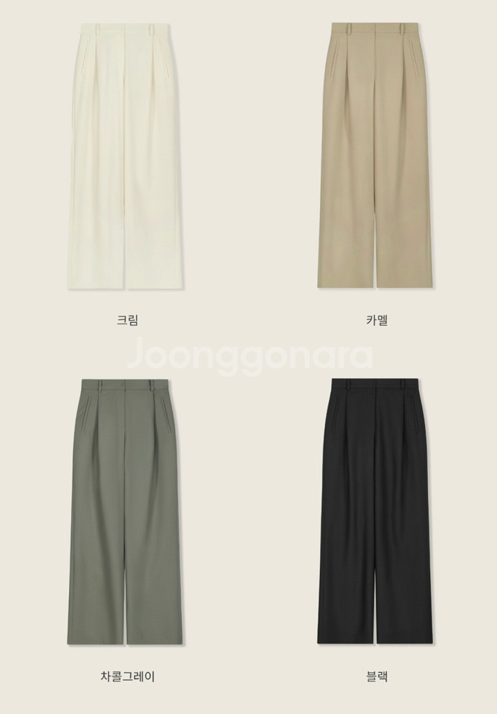 유메르) 모건슬랙스 Ss버전 블랙--0