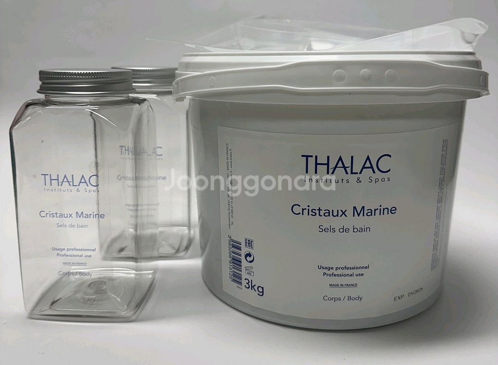 탈라 입욕제 크리스톡스마린느 3kg 공병포함 최신새제품--0