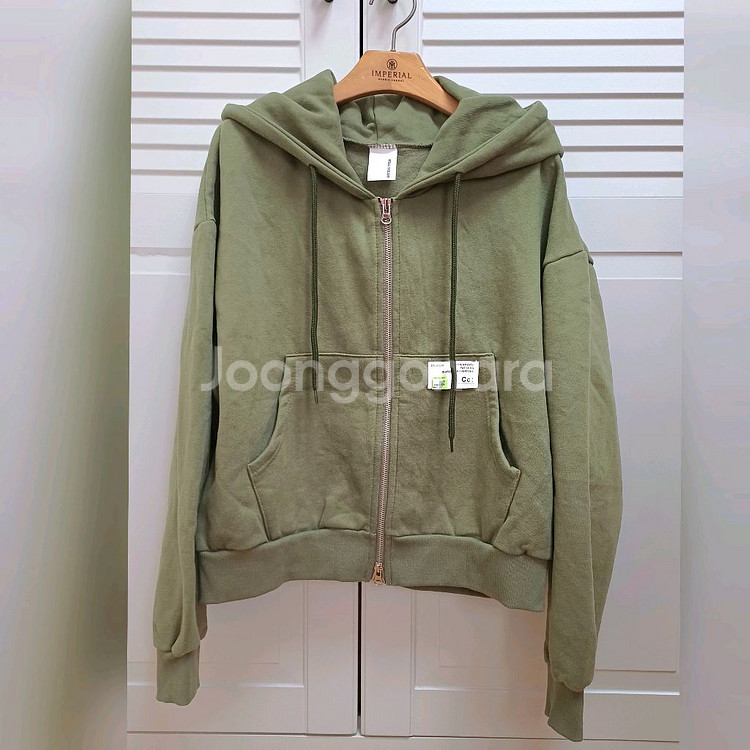 (새상품) Soul Dress 올리브색 기모후드2way--0