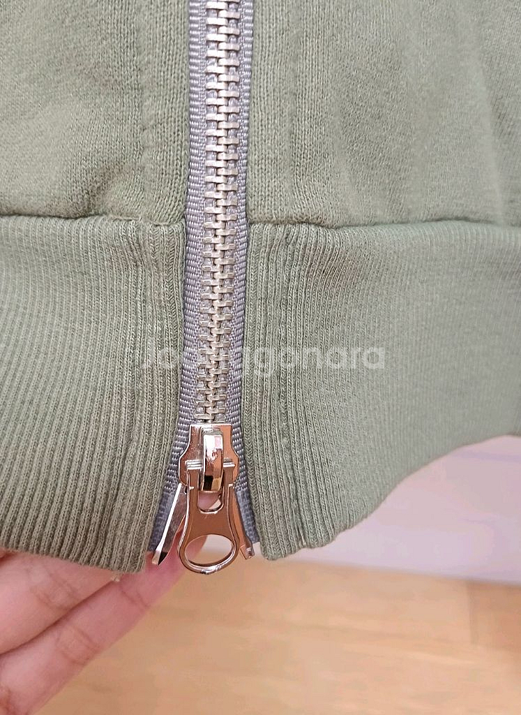 (새상품) Soul Dress 올리브색 기모후드2way--2