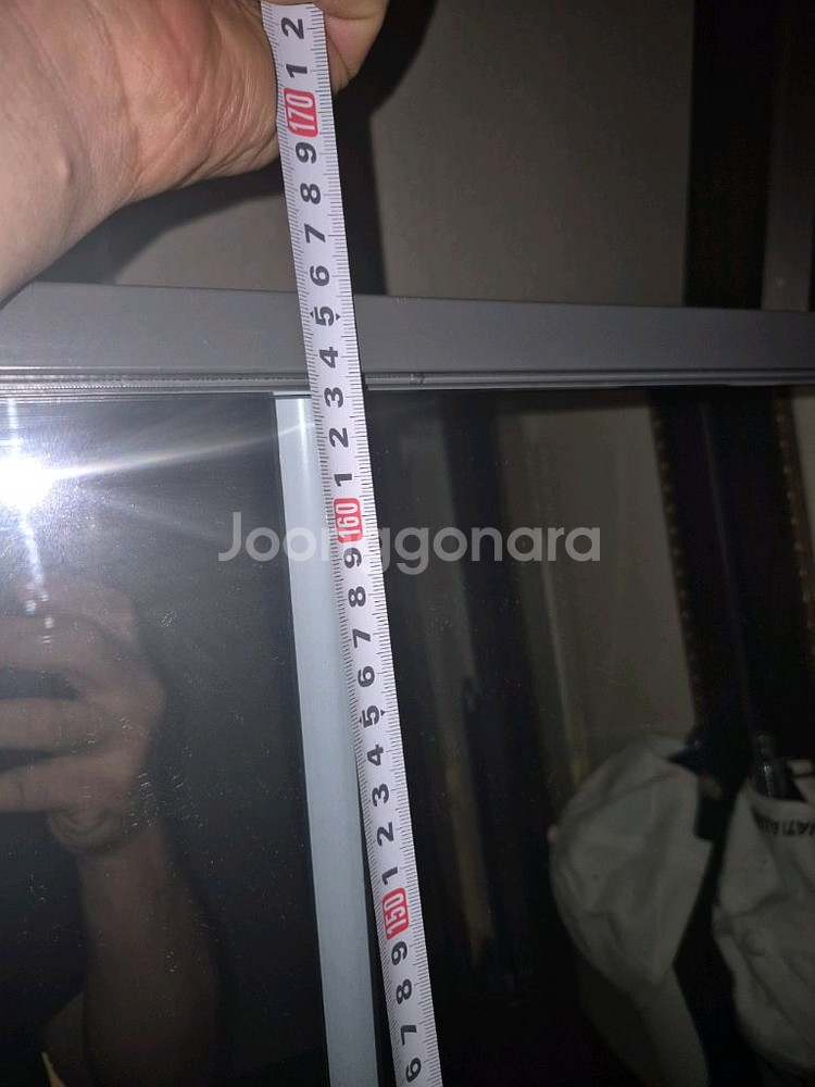 이동식 양면 전신거울 수납형--5