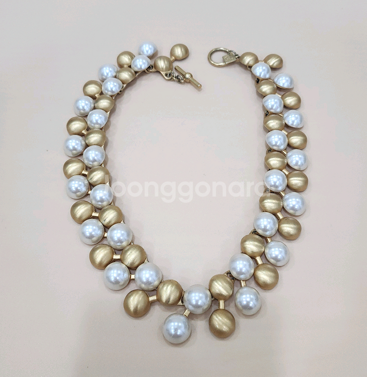 #127 앤 클라인 목걸이.--0