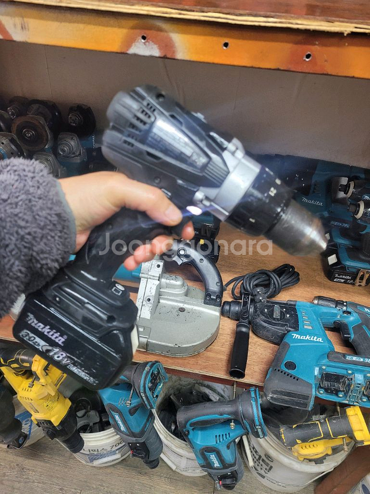 마끼다충전함마드릴DDF458본체만 블랙에디션 A급--9