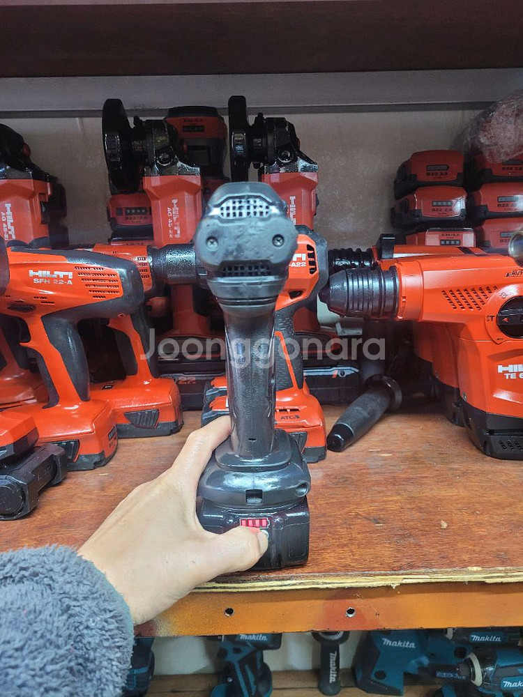 마끼다충전함마드릴DDF458본체만 블랙에디션 A급--6