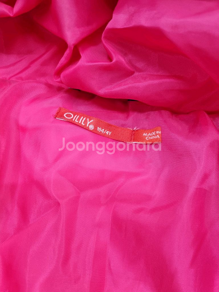 오일릴리 롱오리털패딩4y--5