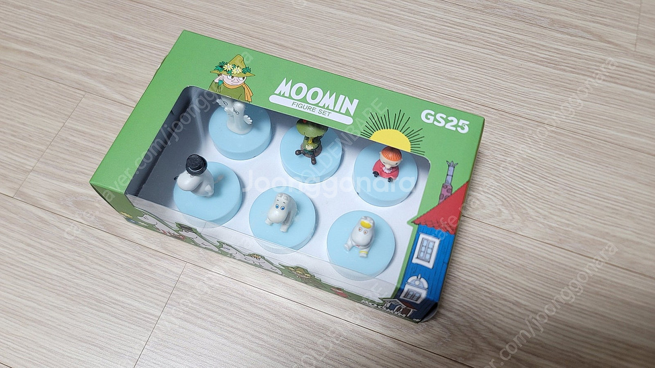 GS25 무민 보틀 피규어 6종 1세트 반택포--1
