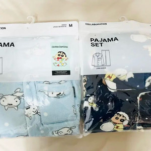 스파오 짱구 흰둥이 수면잠옷 세트(M사이즈)/ 소량남음