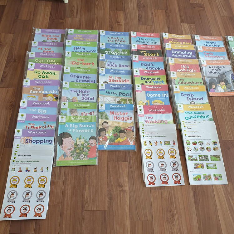 인북스 ORT 옥스포드 리딩트리 워크북, 스티커 판매합니다--1