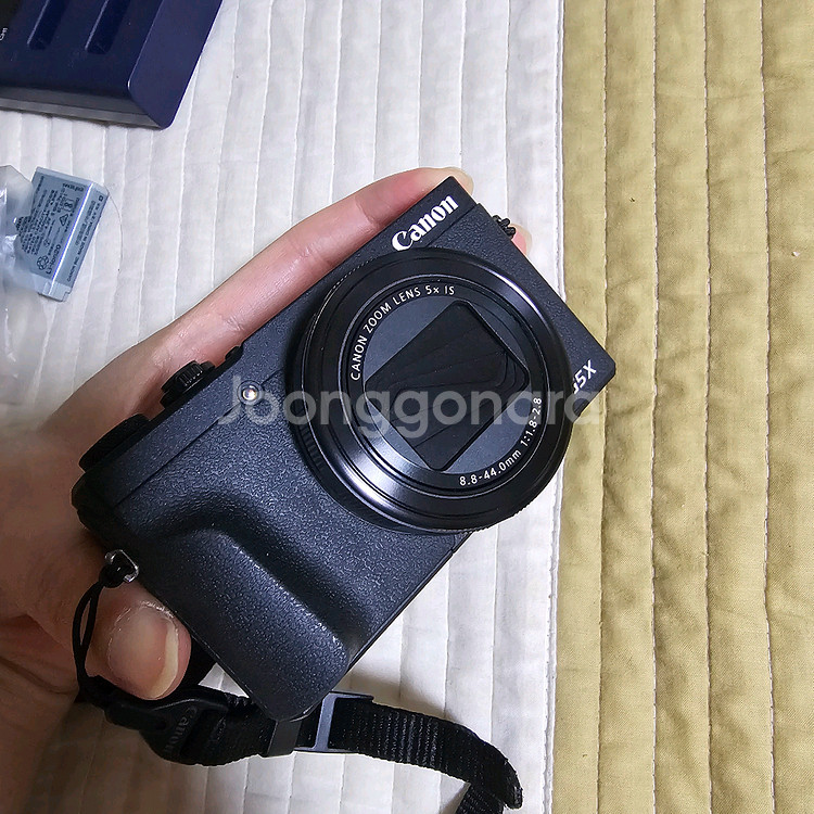 캐논 g5x Mark2 s급(배터리 3개,정품그립, sd카드 포함)--5