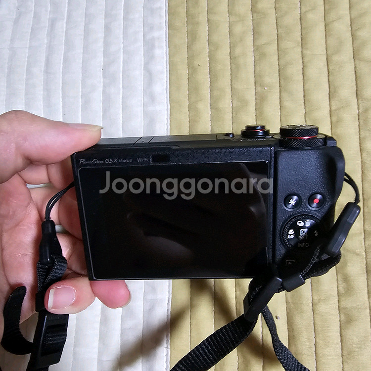 캐논 g5x Mark2 s급(배터리 3개,정품그립, sd카드 포함)--4