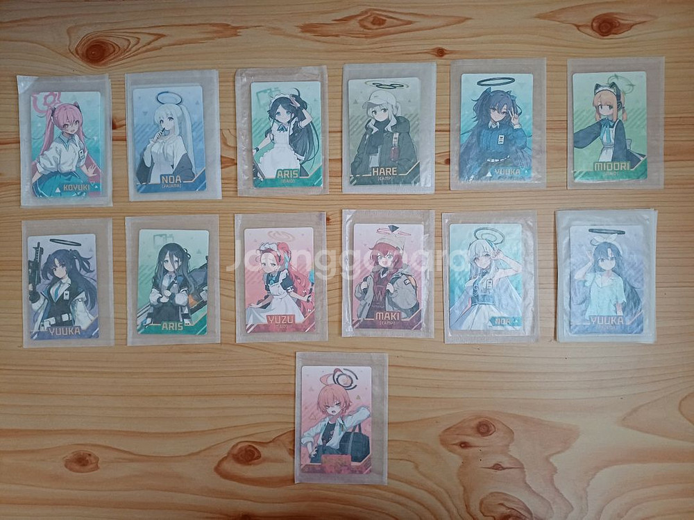 gs25블루아카이브웨하스 포토카드 판매-3천~1만--2