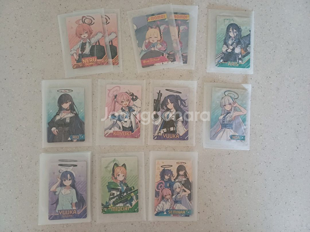 gs25블루아카이브웨하스 포토카드 판매-3천~1만--3