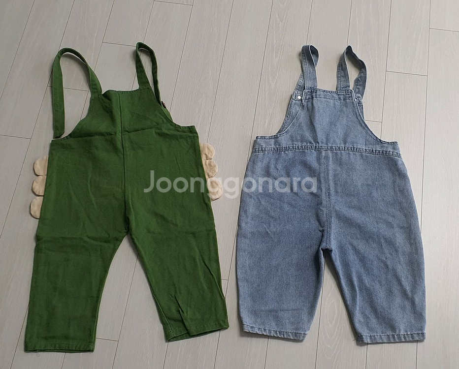 이쁜 유아 멜빵바지 100/110사이즈 2개 일괄--1