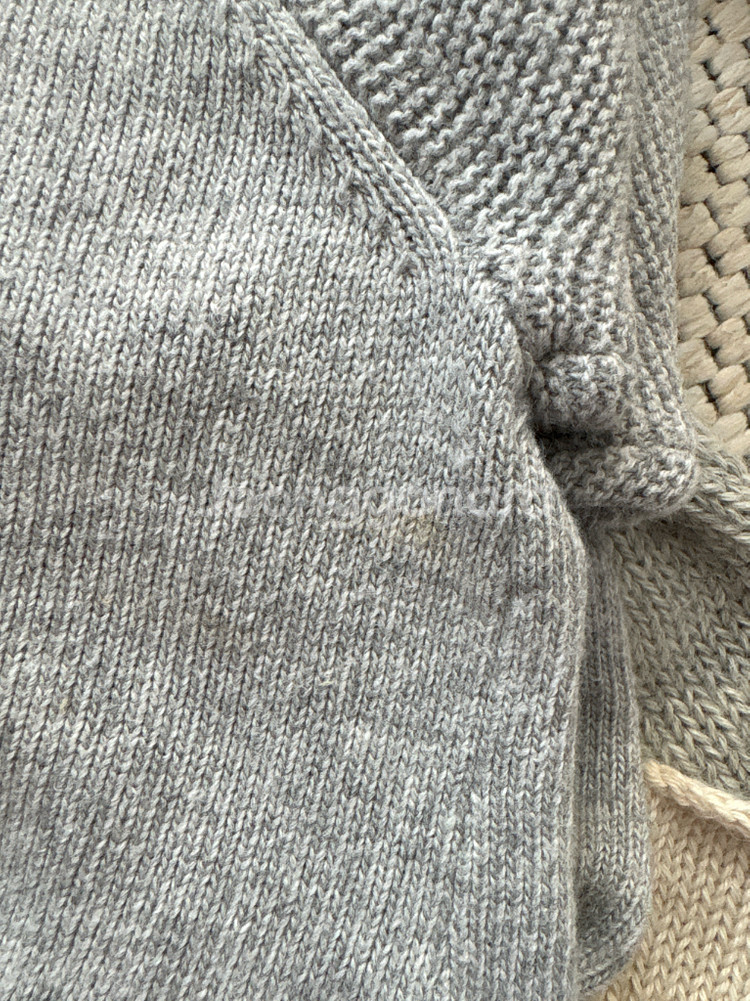 우프 알파카 니트 스웨터 2Y 베이비보덴 가디건니트--2