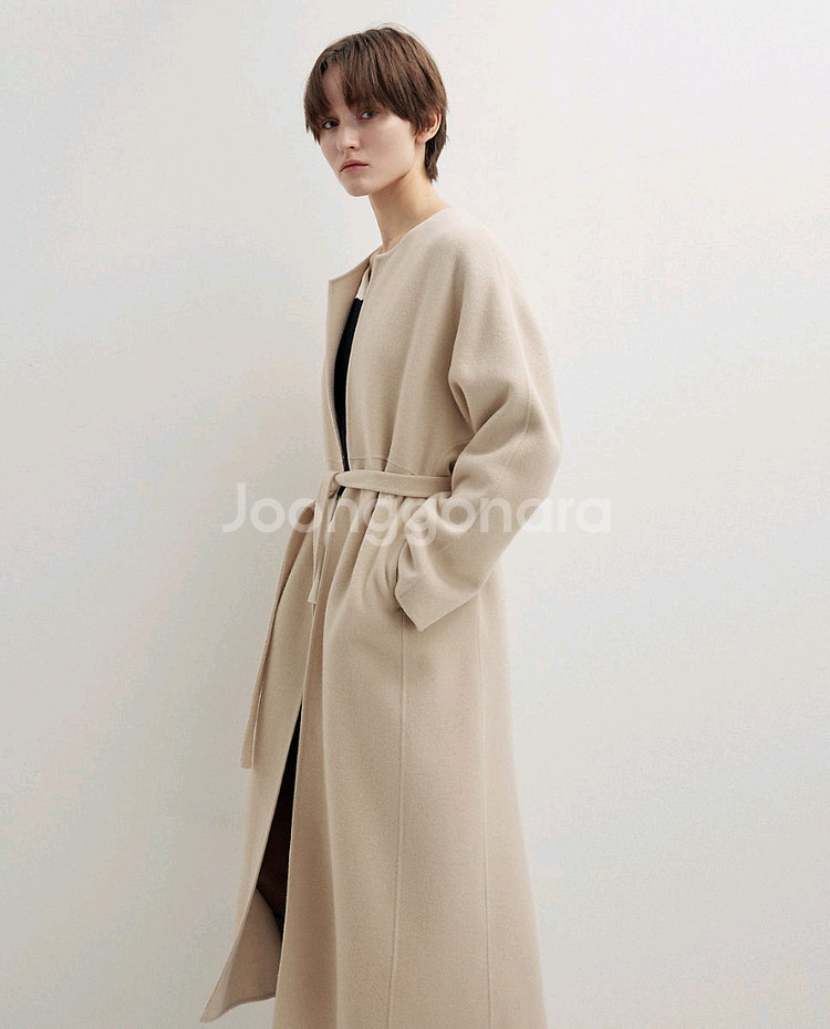 시에 아델 코트 맥시 크림베이지--2