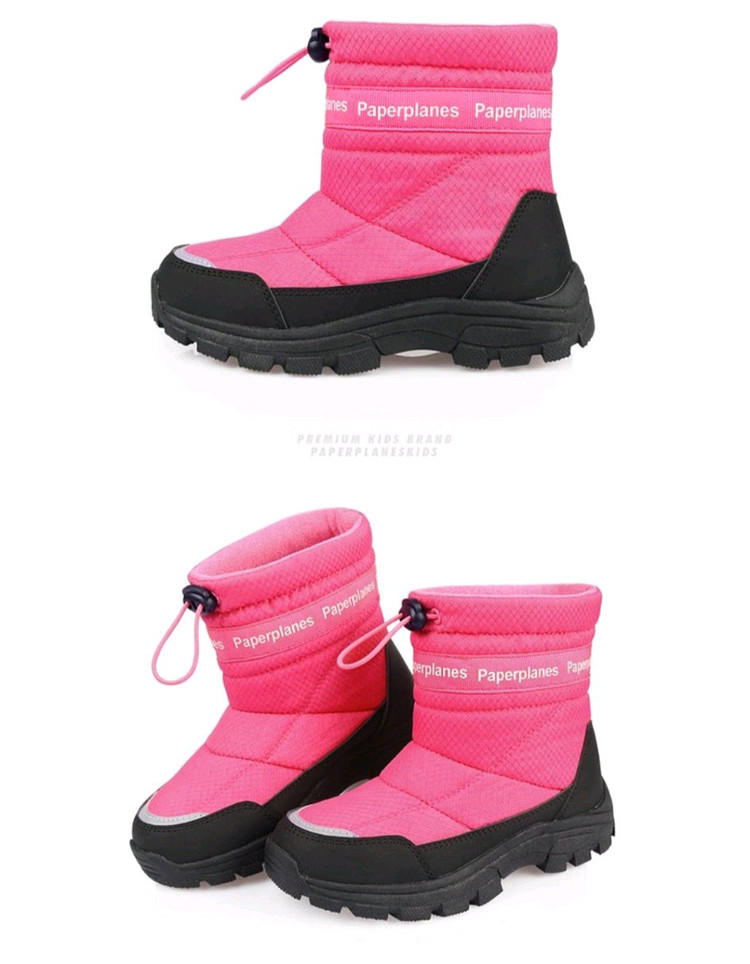 새상품 아동 페이퍼플레인키즈 패딩부츠 핑크 190--0
