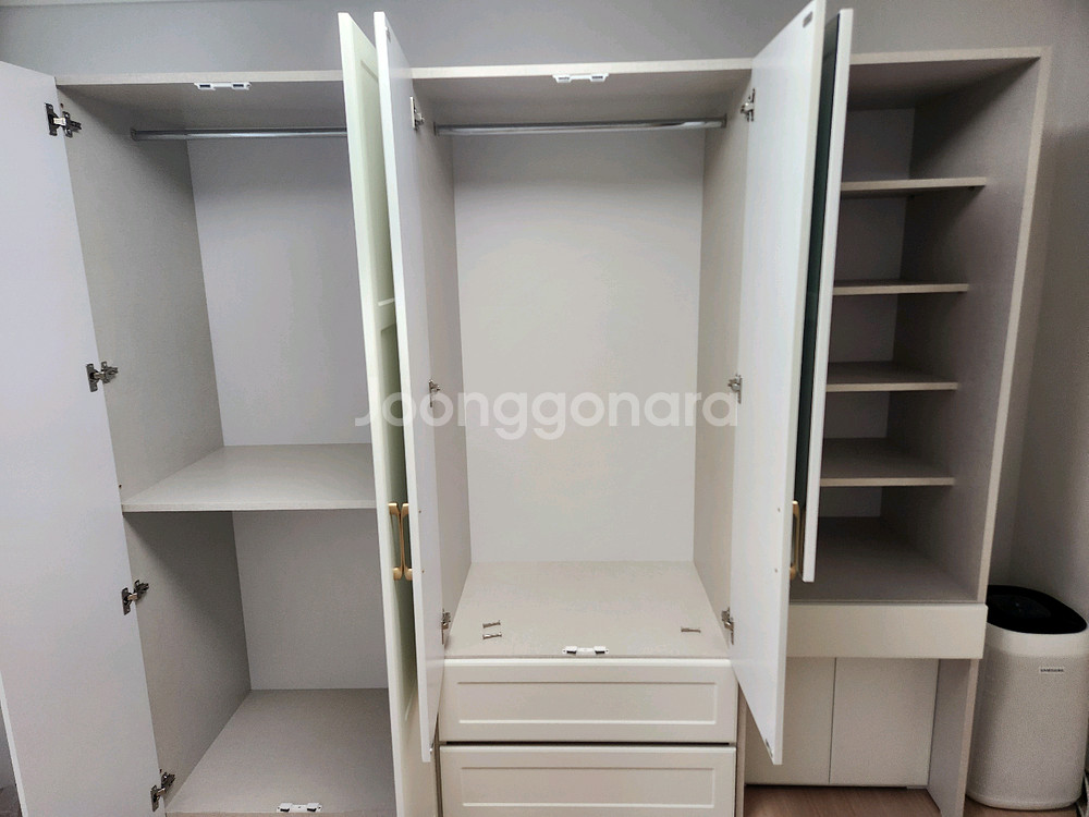 메이 2200 키큰 수납 화장대 옷장 세트--3