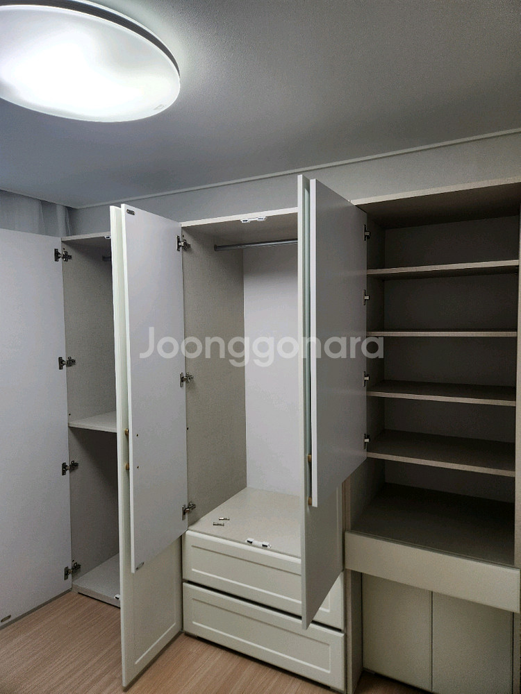 메이 2200 키큰 수납 화장대 옷장 세트--2