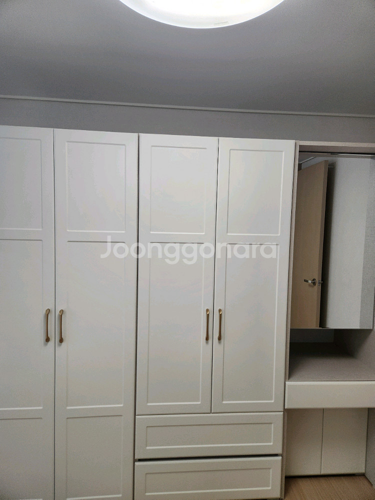 메이 2200 키큰 수납 화장대 옷장 세트--4