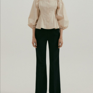 시에 sie 리안 스퀘어넥 블라우스 베이지 스몰사이즈