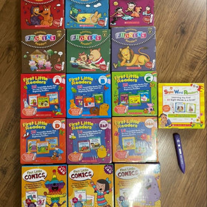 스콜라스틱 퍼리리 외 기초 리더스 세트 (팝펜 포함)/ 퍼플 리딩특공대 교재