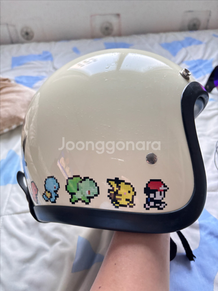 레트로 소두핏 헬멧 티티앤코 500tx L사이즈+블루투스--2