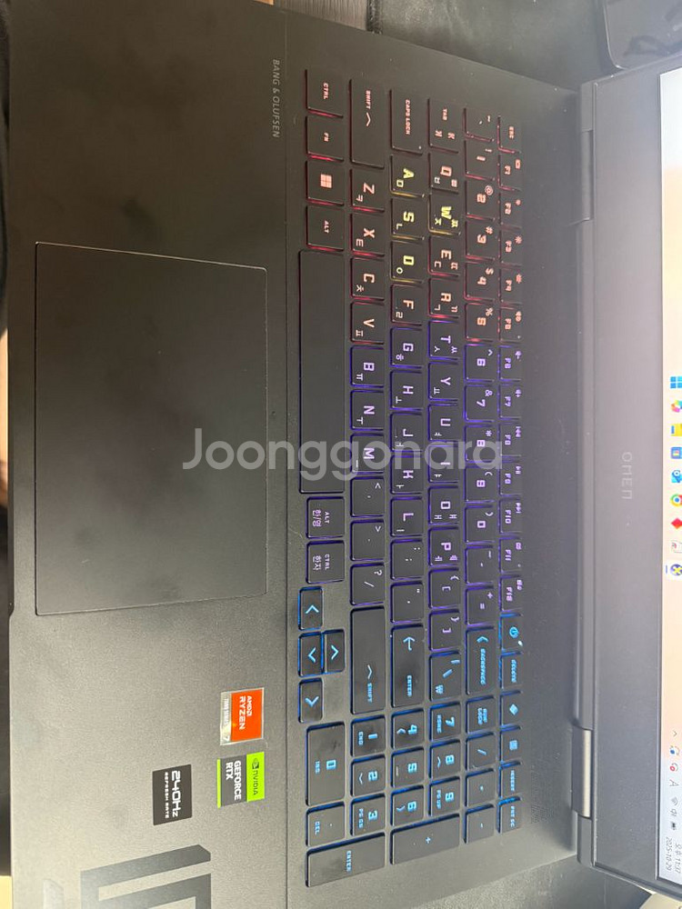 HP 오멘16인치 7840hs 4060 16gb--2