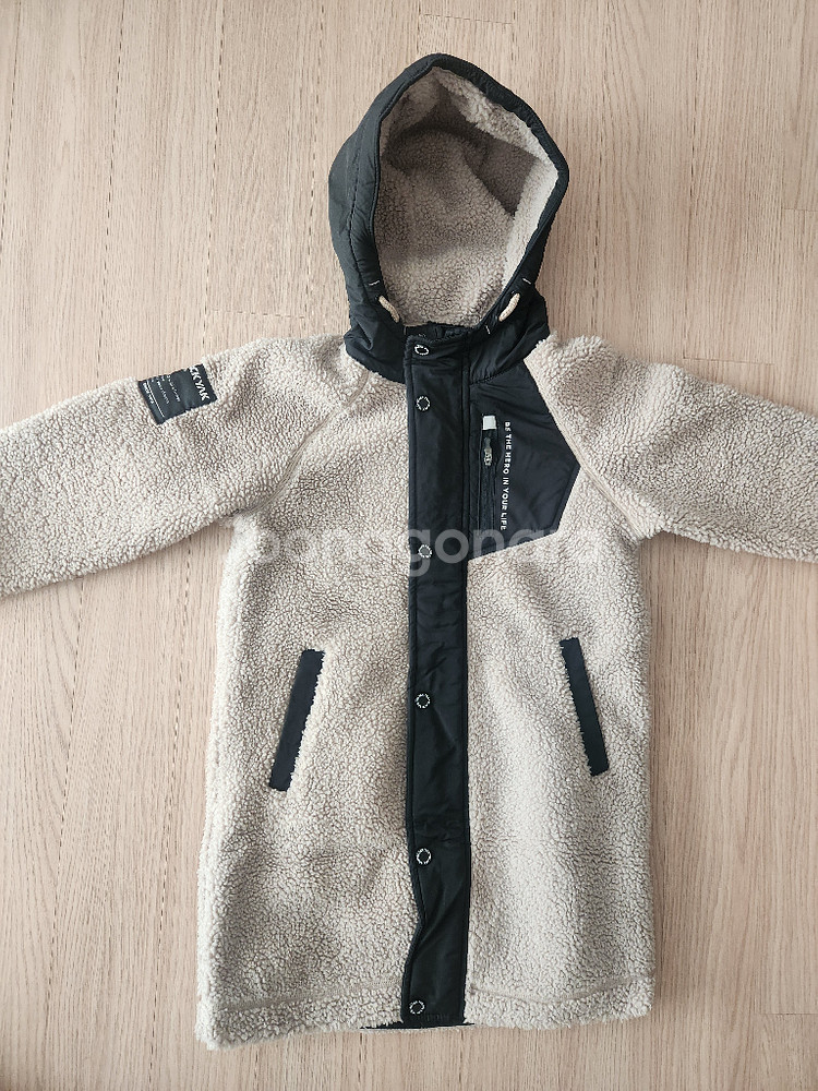 블랙야크키즈 플리스후드집업--0