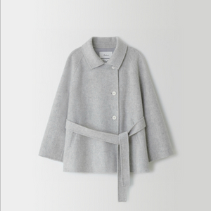 4차) 온드민 로엔 하프 핸드메이드 코트 그레이